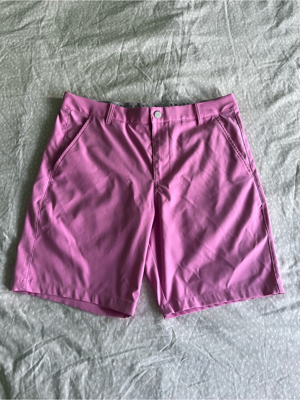 Men’s Pink Puma Golf Shorts, size 32